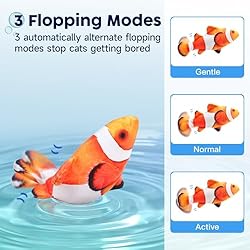 Potaroma Cat Toys Floppy Fish Upgraded, Remote