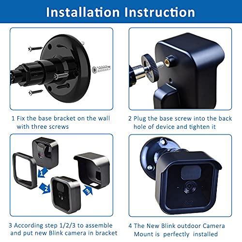 AllNew Blink Outdoor Camera Mount Bracket with Outlet Wall Mount for Blink Sync Module 2 for