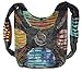Bohemian Embroidered Ripped Razor Cut Sling Purse Handbag AND Backpack
