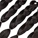 Dark Brown Jumbo Braiding Hair Extension Rainbow Jumbo Braiding For Twist Braiding Jumbo Braids Salon Crochet Twist Braiding Hair Extensions 24Inch 5Pcs/Lot 100g/Pc (pure 2#)
