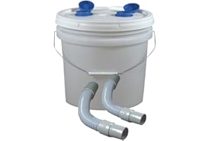 HRMDENTAL complete disposable dental plaster trap 3.5 gal, compatible to buffalo