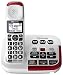 Panasonic Amplified Cordless Phone KX-TGM420W with Enhanced Noise Reduction and Digital Answering Machine - 1 Handset (White) primary