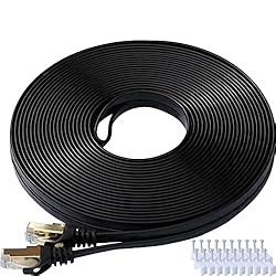 Cat 8 Ethernet Cable 30 Ft Cat8 Internet Cable Flat