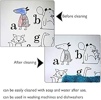 Busoha Silicone Doodle Mat Kids Placemat Coloring Drawing Mat Animal Alphabet Digital Washable Reusable Place Mat For Toddlers Boys Girls Painting Writing Educational Mat 16 X12 Amazon Com Au Home
