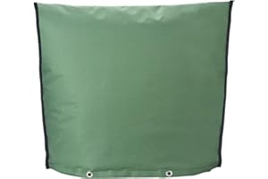 QUOYIYO Outdoor Backflow Preventer Insulation Cover，Insulated Pouch for Winter Pipe Freeze Protection Sprinkler Valves in Snow or Sun Exposure, Waterproof Sprinkler Valve System Cover (24 " W x 24 " H,Green)