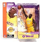 McFarlane Toys NBA Sports Picks Series 2 Shaquille O'Neal (Los Angeles Lakers) Yellow Jersey Action Figure