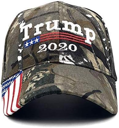Gadsen Flags in USA Donald Trump Hat 2020 Keep America Great Camo MAGA Hat Adjustable Baseball Cap