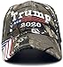 Gadsen Flags in USA Trump HAT - Donald Trump 2020 CAMO Cap - Keep America Great - MAGA Baseball Caps - Light Weight Quality Trump HAT - One Size Fits All GET A Few!