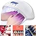 Gel Nail Polish UV Light with Nails Art Remover Tool Kit - LED Toenail Lamp with Motion Sensor - 48W Shellac Nail Manicure Quickly Harden Dryer Machine for Professional or Salons