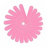20PCS Trendy Pink Nail Manicure Buffer Sanding Files Buffing Sandpaper Grit