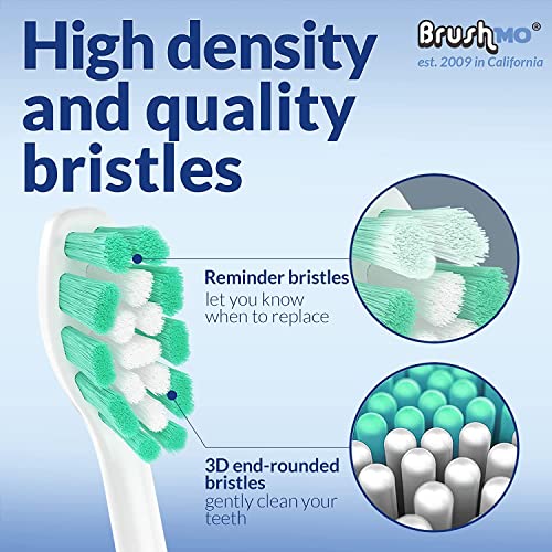 Brushmo Replacement Toothbrush Heads Compatible with Sonicare Electric
