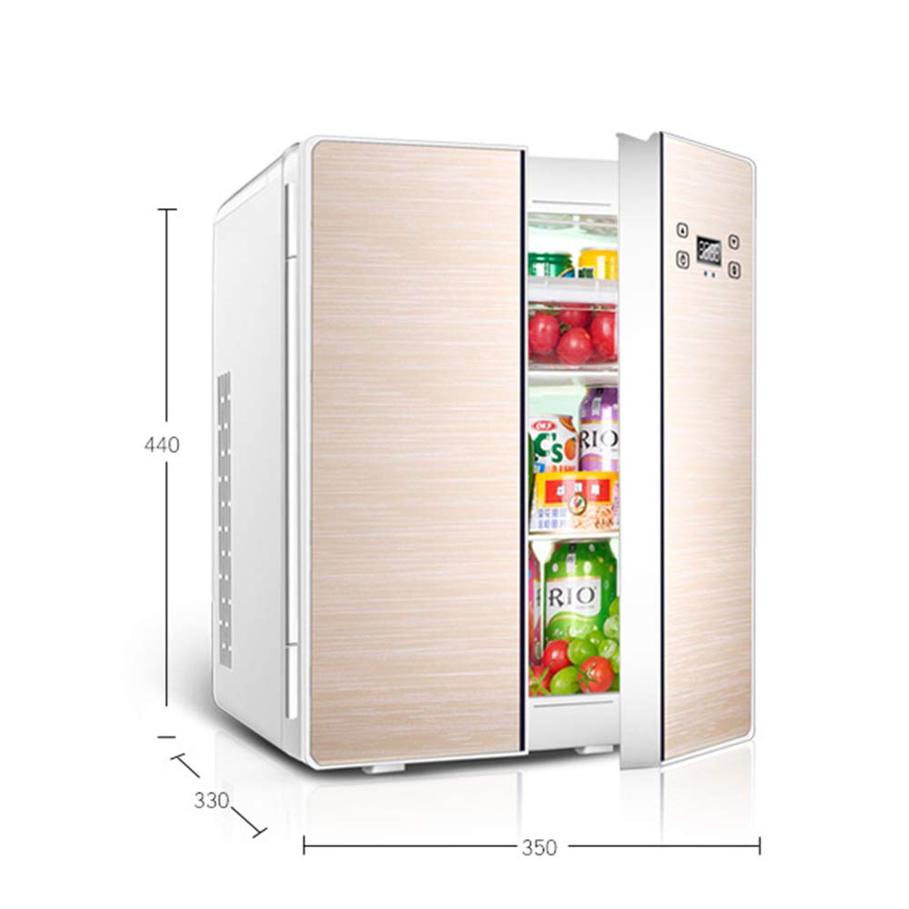 JLWF Mini Frigorífico Dormitorio Portátil Deluxe Cosmetic 25L ...