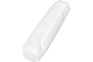 GARVALON Bolster Pillow Cover with Zipper for Lumbar and Sofa Pillows, Cylindrical Cloth Case with Compact