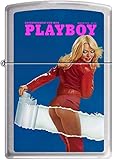 Zippo Playboy March 1975 Cover Satin Chrome Windproof Lighter NEW