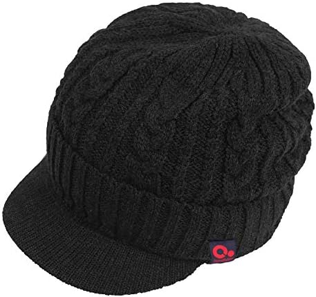 Original One Men Wool Blend Cable Knitted Visor Beanie  display picture 1