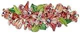 Crystal Flower Barrette with French Clip Clasp YY86800-1