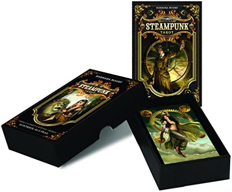 Steampunk Tarot with bronze card edges, CZECH EDITION