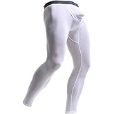 Ouruikia Men's Thermal Underwear Pants Modal Long Johns Tagless Lightweight Thermal Bottoms Separate Pouch