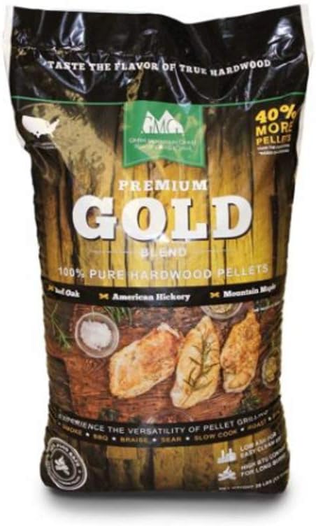 Green Mountain Grill Gmg-2001 Premium Gold Pellets 28 Lb Bag