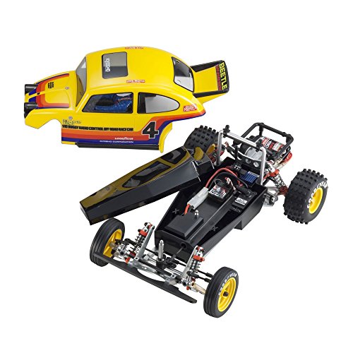 Kyosho Beetle Off-Road Racer - Retro Buggy Model Kit (1:10 Scale) - Thumbnail 5