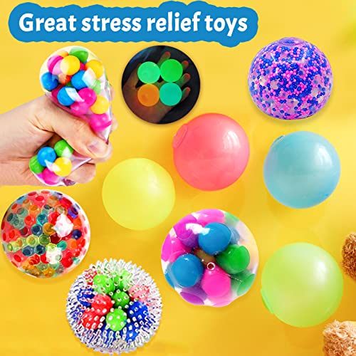 Squishy Stress Balls for Kids - 8PCS Stress Ball Fidget Toy Squeeze ...