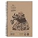 Rhino 5.8 x 8.3 Inches A5 Recycled Twin Wire Notebook, Tan (SRTWA5)