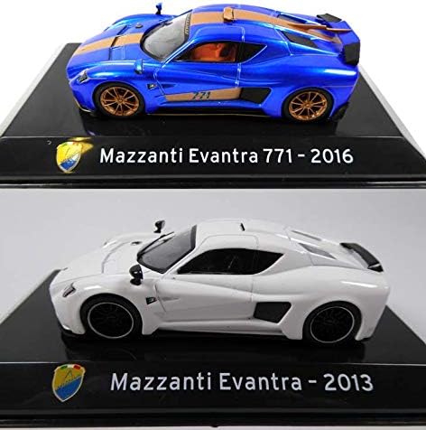 OPO 10 - Lot of 2 cars: Compatible with Mazzanti Evantra/Ixo 1/43 (S59 + S70), Medium