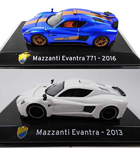 OPO 10 - Lot of 2 cars: Compatible with Mazzanti Evantra/Ixo 1/43 (S59 + S70)