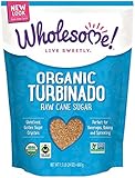 Wholesome Sweeteners Organic Turbinado Raw Cane Sugar, 24-Ounce Pouches (Pack of 12)