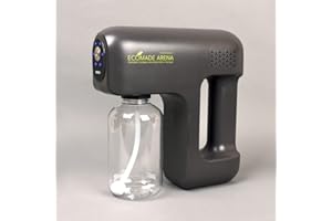 ECOMADE ARENA Portable Cordless Handheld Nano Mist Sprayer Fogger ULV Atomizer for Home, Office, School, or Garden (Gray)