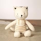 [Organic Shop] 100% Organic Cotton Baby Stuffed Animal Doll (Cat Doll)