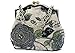 ilishop Women's Vintage Luxury Printing Beaded Women Handbag Evening Bag (Black)