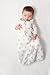 aden by aden + anais flannel wearable blanket; bunny grey; M
