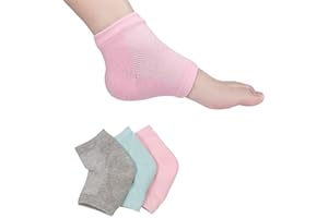 Moisturizing Socks, Moisturizing/Gel Heel Socks for Dry Cracked Heels, Ventilate Gel Spa Socks to Heal and Treat Dry, Open To