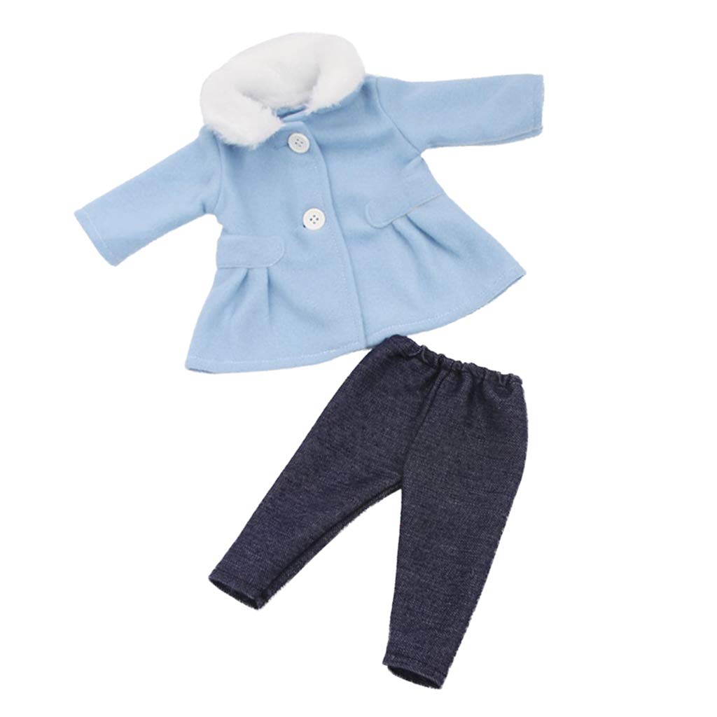 Tal Como Se Describe Ropa Casual Para Cambiar Las Munecas Del Bebe De 43 Cm Purpura Perfeclan Ropa De Munecas Para Munecas De 18 Pulgadas Abrigo Y Pantalones De Moda 5 Colores