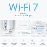 TP-Link Deco BE65 3-Pack WiFi 7 Mesh System 9.3 Gbps 2.5G Ports view 3