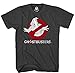 Ghostbusters Logo Glow in the Dark Mens Charcoal Heather T-shirt