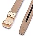 BULLIANT Men Belt, Genuine Leather Ratchet Belt for Men With Designed Slide Buckle, Trim to Fit (34-44in, Light Brown01)