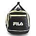Fila Cypress Small Sport Duffel Bag, Black/Neon Lime, One Size