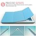 MoKo Case for iPad Pro 9.7 - Slim Lightweight Smart-shell Stand Cover with Translucent Frosted Back Protector for Apple iPad Pro 9.7 Inch 2016 Release Tablet, Light BLUE (with Auto Wake / Sleep)