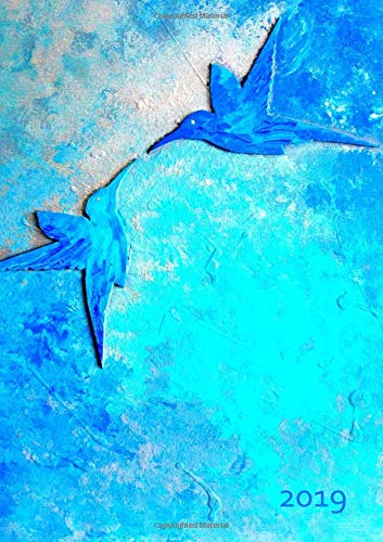 MY BIG FAT CALENDAR 2019 - HUMMINGBIRD (GB & US) - 1 day per page, DIN A4