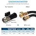 InGarden 100ft Expandable Garden Hose - Lightweight Kink Free Flexible Water Hose with Double Latex Core, 3/4