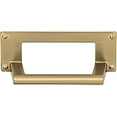 Atlas Homewares A301-WB Bradbury Collection Cup Pull, Warm Brass