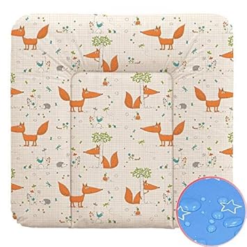 Weiche Wickelauflage Vliesfüllung 70x75cm Fuchs Wickeltischauflage Baby Auflage Wickeln