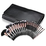 Ovonni MT026 24Pcs Synthetic Makeup Cosmetic Brush Set Foundation Blending Eyeliner Powder Brush Kit