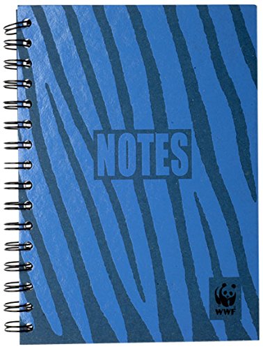 GNU WWF Zebra Animal Print Notes - Blue