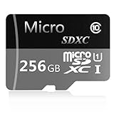 Generic 256GB Micro SD SDXC Memory Card High Speed Class 10 256gb with Micro SD Adapter(M142-MAL256HB) (256 GB)