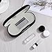 Healifty Double Sided Contact Lens Case, Contact Lens Travel Case with Built-in Mirror, Tweezer and Contact Solution Bottle, Leak Proof Daily Glasses and Contact Case 2 in 1 for Travel