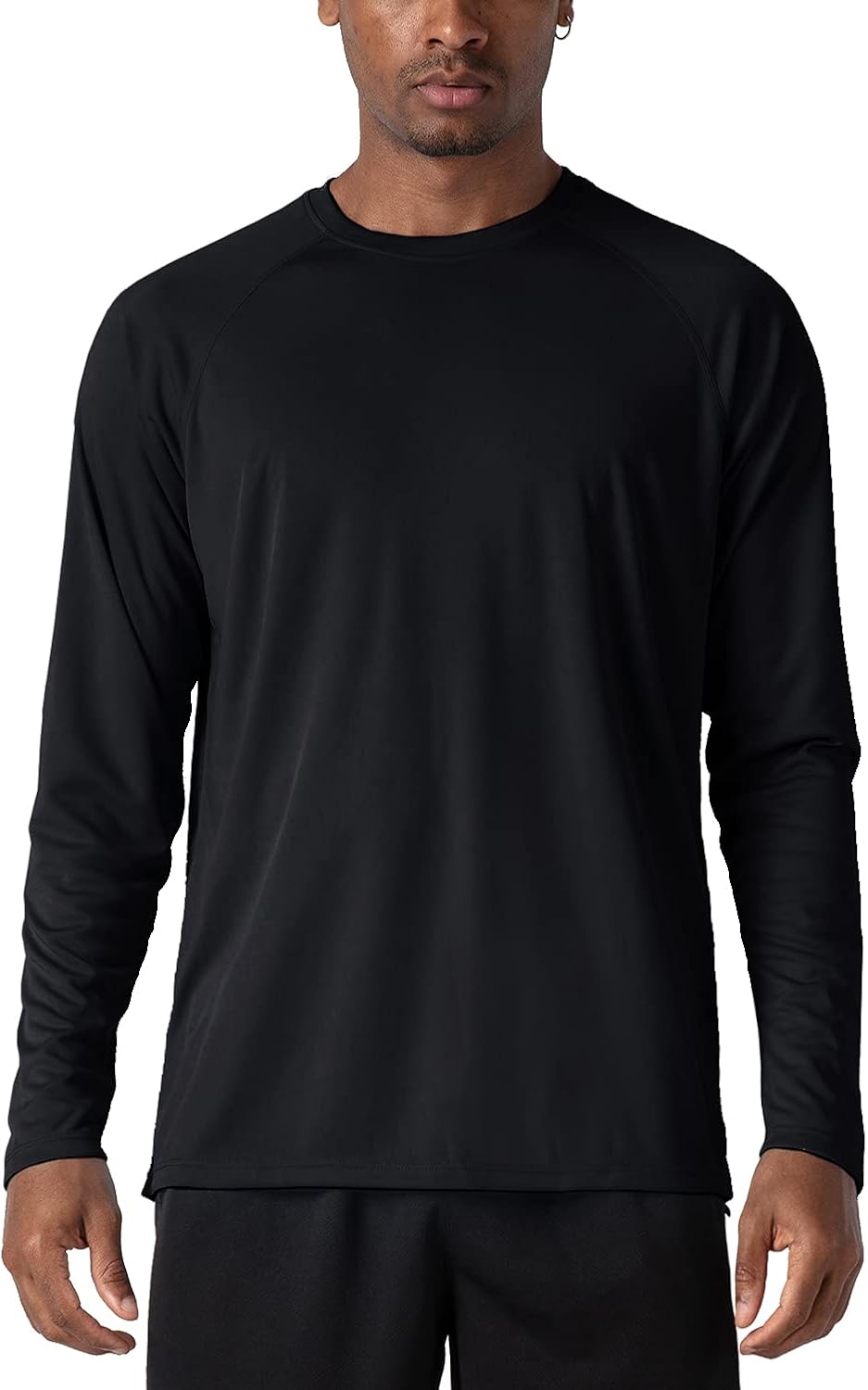 KEFITEVD Men's UPF 50+ Long Sleeve T Shirt UV Protection Shirts Outdoor Sun Protect Tops