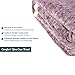 PAVILIA Melange Purple Red Sherpa Blanket Throw for Couch, Warm Soft Cozy Reversible Blanket Sofa Bed, Thick Plush Large Fleece Car Blanket, Decorative Home Room Decor Gifts Men Women, 50x60 Wine Red